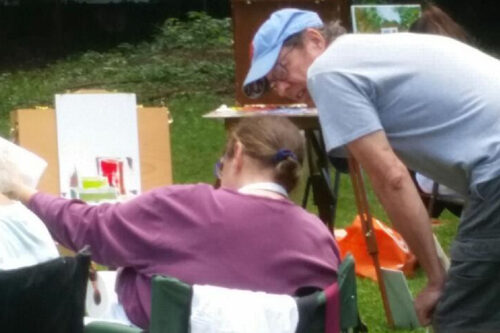 portrait workshop, outdoor painting class, outdoor art class