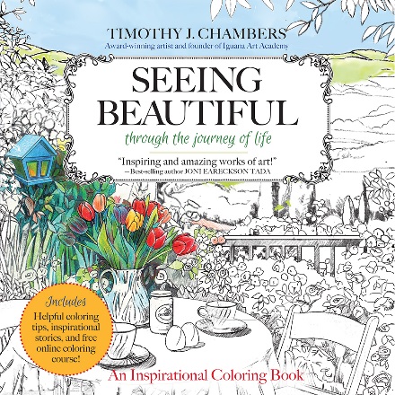 adult coloring book, coloring tutorials, quality coloring book, Timothy Chambers