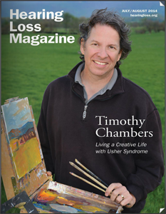 deaf artist paintings, timothy chambers, hearing loss magazine