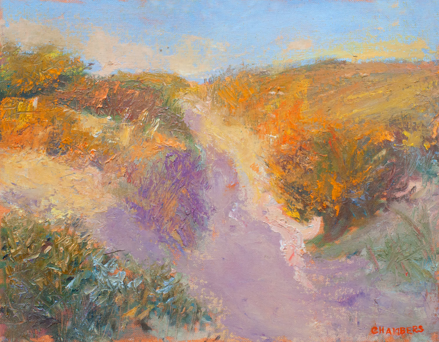 dunes painting, outer banks artwork, obx paintings