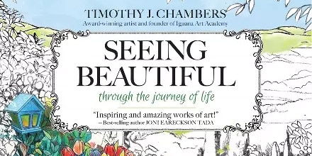 Close-up of Tim Chambers's book Seeing Beautiful